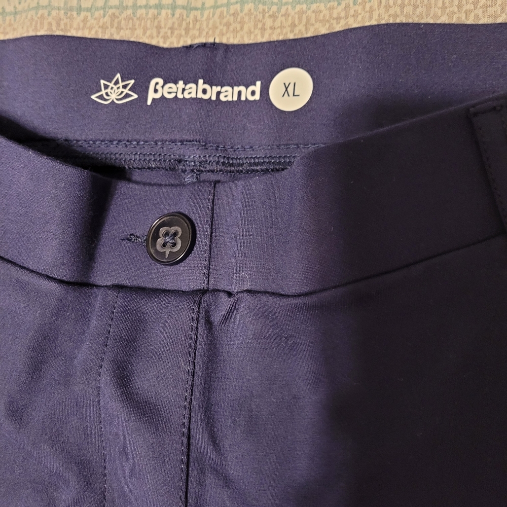 Betabrand XL 7 pocket straight leg dress pants